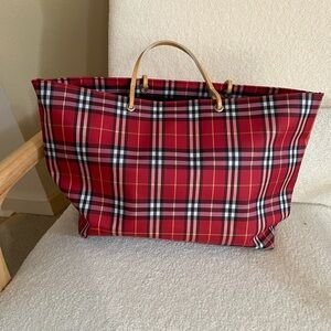 Burberry London Nova Check Tote Bag